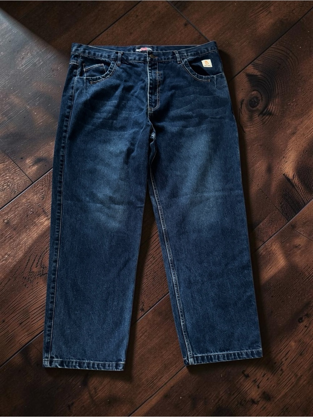 BOCOMAL FR Jeans Mens 40x30 Flame Resistant Workwear Dark Wash Denim